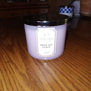 BBW 3 wick candle. Fresh cut lilacs